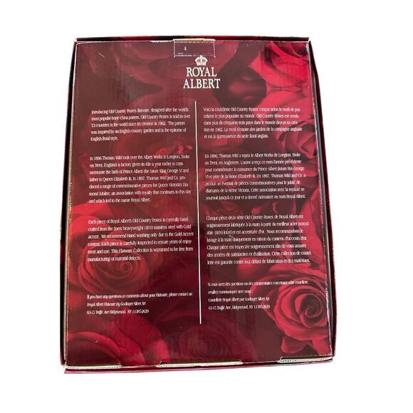 Royal Albert Cheese Set new top of box has a few-scratches - Picture 3 of 6